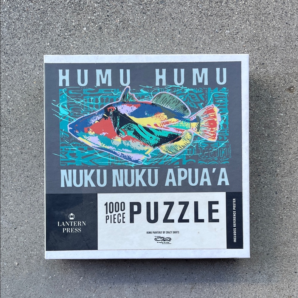 1000 piece jigsaw puzzle. Humu Humu Nuku Nuku Apua’a 🤣